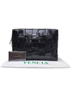 Women s 649994 Black Cassette Document Clutch - BOTTEGA VENETA - BALAAN 11