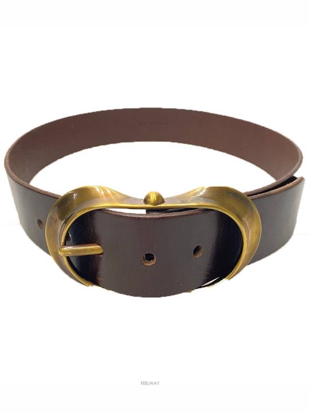 Vintage Buckle Belt Dark Brown - DOLCE&GABBANA - BALAAN 2