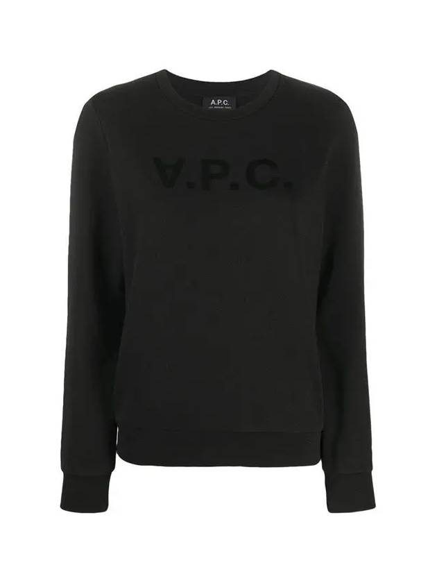 VPC Logo Sweatshirt Black - A.P.C. - BALAAN 3