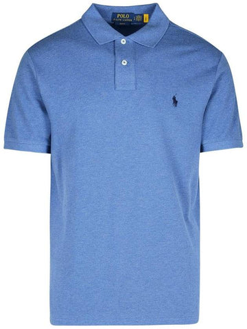 Polo Ralph Lauren Polo Shirt In Blue Cotton - POLO RALPH LAUREN - BALAAN 1