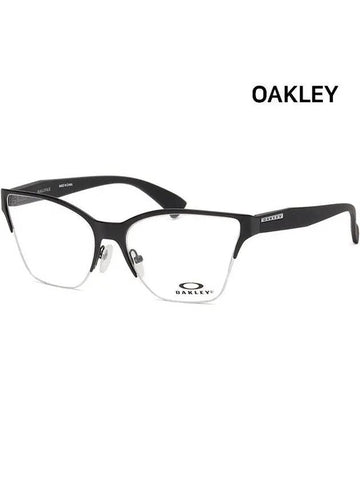 Glasses frame OX3243 0155 black cat eye semirimless - OAKLEY - BALAAN 1