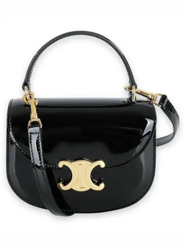 Besace Clea Leather Mini Bag Black - CELINE - BALAAN 2