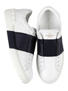 PY2S0938BVC UOMO M15 Navy bending white sneakers - VALENTINO - BALAAN 2