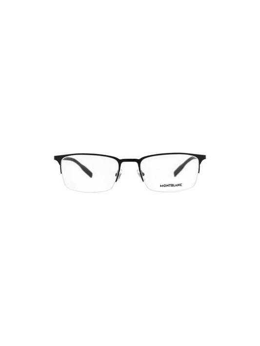 Eyewear Square Metal Glasses Black - MONTBLANC - BALAAN.