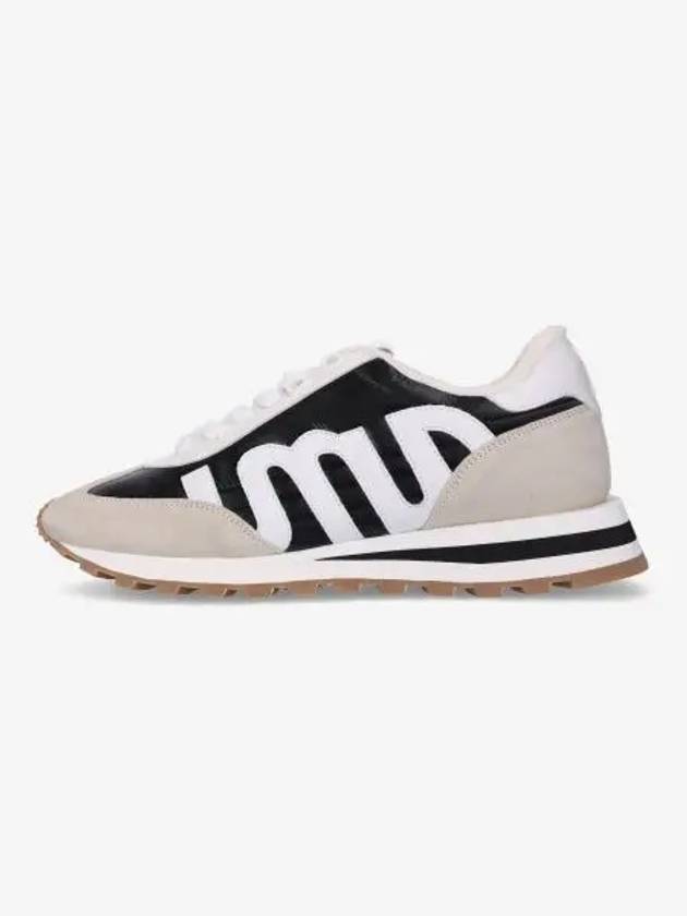 Canvas Rush Low Top Sneakers Black - AMI - BALAAN 2