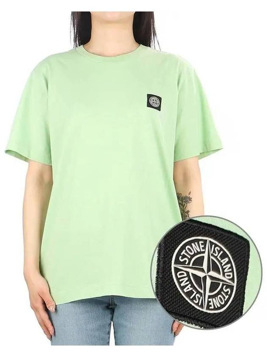 Kids Logo Short Sleeve T Shirt 781620147 V0052 Mint 270354 - STONE ISLAND - BALAAN 1