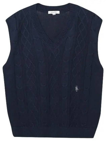 Cable Knit Vest Women s - SPORTY & RICH - BALAAN 1