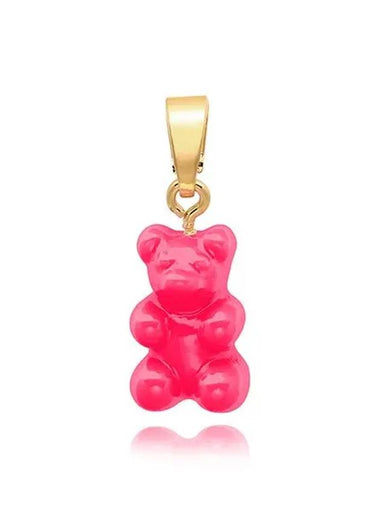 NOSTALGIA BEAR COSMOPOLITAN CLASSIC CONNECTOR Gold Pendant Charm - CRYSTAL HAZE - BALAAN 1