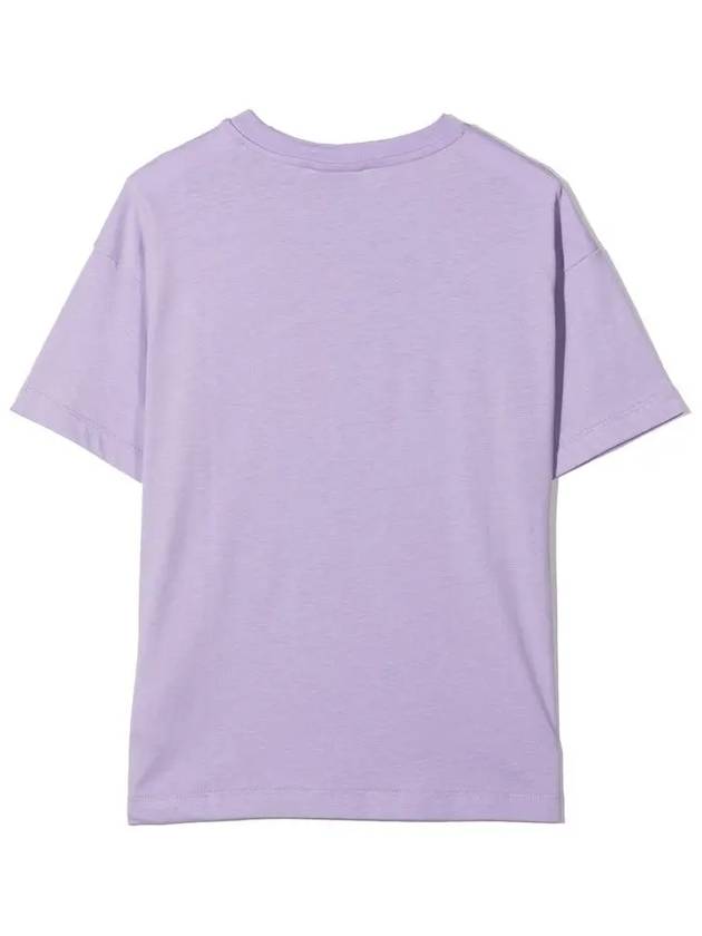 Kids Logo Printing T Shirt Purple JUI040 7AJ F0V29 - FENDI - BALAAN 3