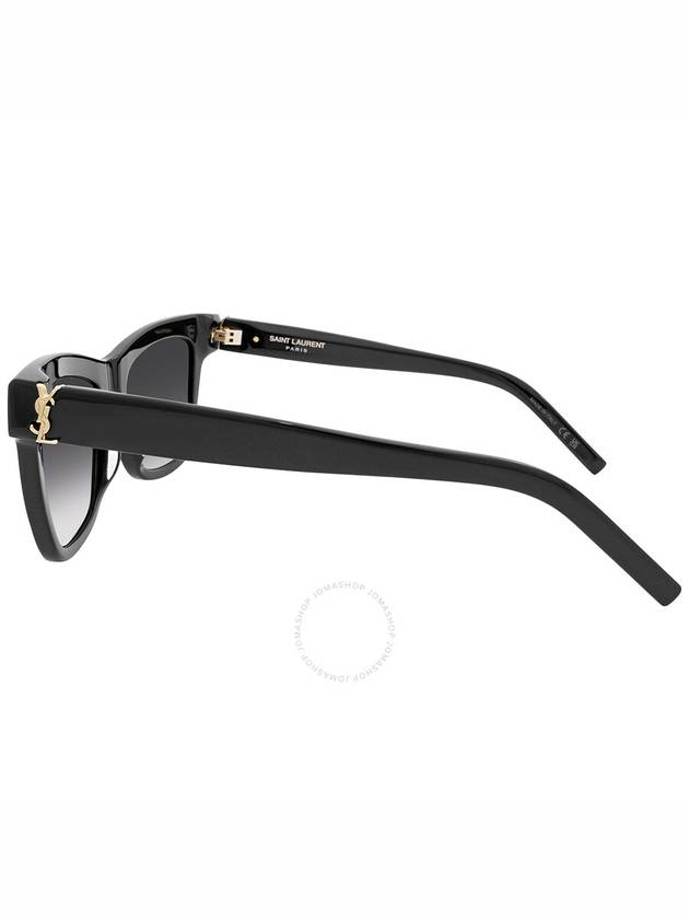 Saint Laurent Grey Gradient Square Unisex Sunglasses SL M106 002 52 - SAINT LAURENT - BALAAN 3