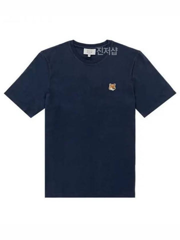 Foxhead Classic Short Sleeve Navy LM0 38260713 1038388 - MAISON KITSUNE - BALAAN 1