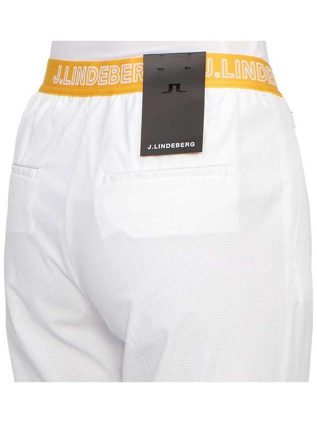 Women's Eleonora Straight Pants White - J.LINDEBERG - BALAAN 11