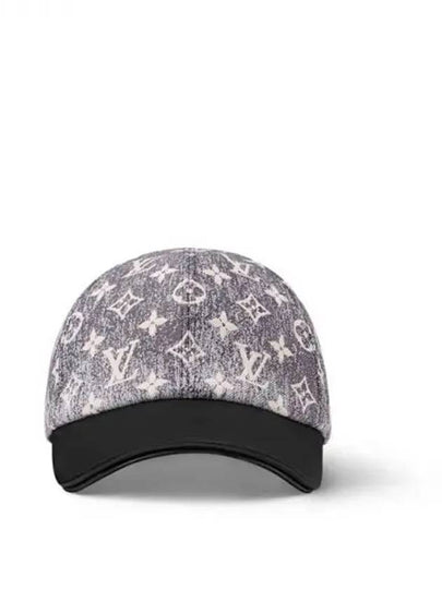 Monogram Jacquard Denim Ball Cap Grey - LOUIS VUITTON - BALAAN 2