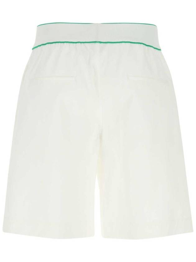 Men's Logo Paraket Band Bermuda Shorts White - BOTTEGA VENETA - BALAAN 3