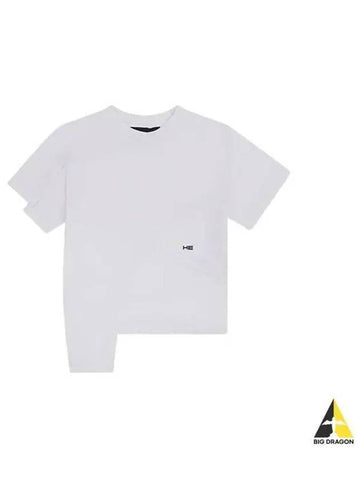 Elliot Emile Women s HE Stretch Cotton Short Sleeve White W09024 - HELIOT EMIL - BALAAN 1