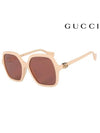 Eyewear Square Frame Sunglasses Pink - GUCCI - BALAAN.