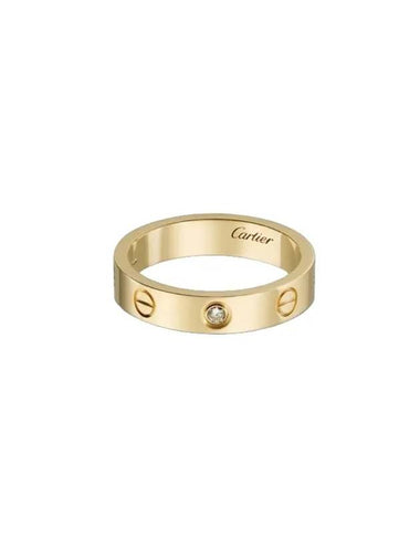 Love Wedding Band Diamond Ring Yellow Gold - CARTIER - BALAAN 1