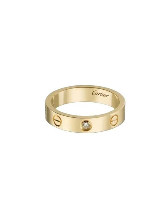 Love Wedding Band Diamond Ring Gold - CARTIER - BALAAN 1