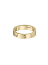 Love Wedding Band Diamond Ring Yellow Gold - CARTIER - BALAAN 1