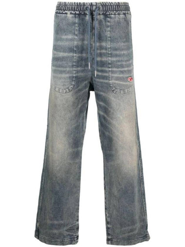 D-Martians Track Straight Jeans Blue - DIESEL - BALAAN 1