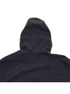 Men's Wappen Patch Softshell Zip Up Hoodie Black - STONE ISLAND - BALAAN 10