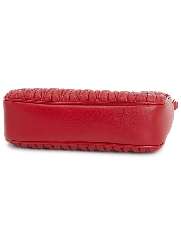 Matelasse Nappa Leather Shoulder Bag Red - MIU MIU - BALAAN 5