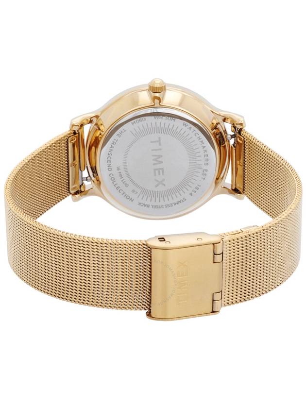 Timex Transcend Quartz Crystal Gold Dial Ladies Watch TW2W19300 - TIMEX - BALAAN 3