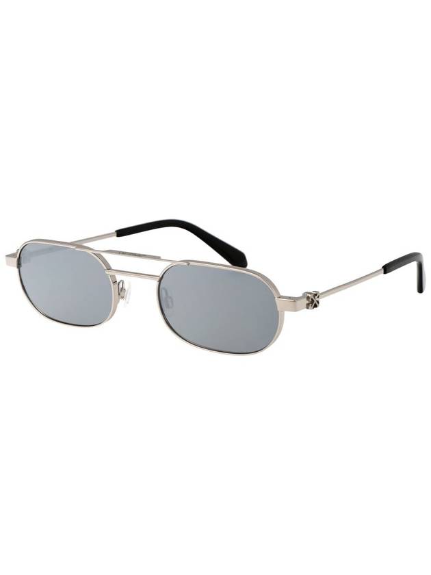 Bayden oval frame sunglasses OERI123S24MET0017272 - OFF WHITE - BALAAN 3