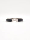 Click Ache HH Palladium Matte Bracelet Noir - HERMES - BALAAN 3