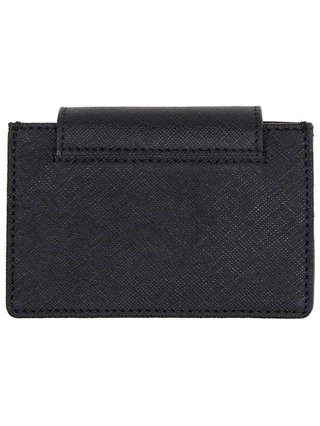 ORB Logo Flap Card Wallet Black - VIVIENNE WESTWOOD - BALAAN 3