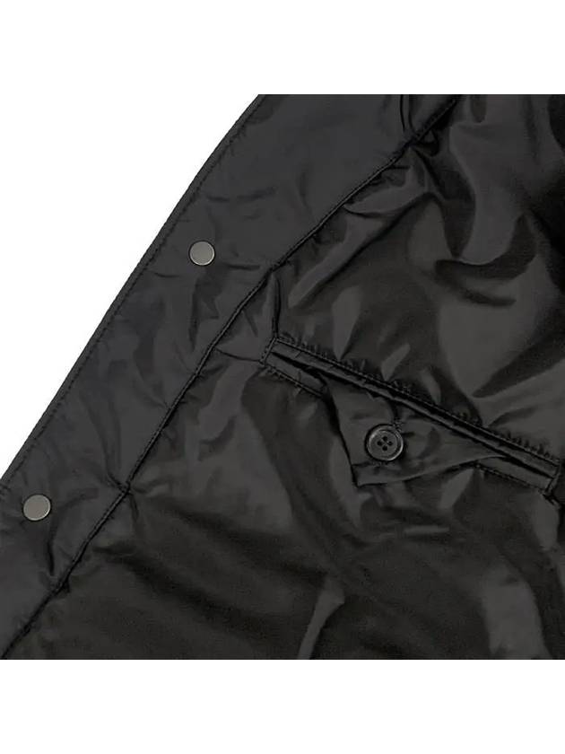 Triangle Logo Re-Nylon Jacket Black - PRADA - BALAAN 10