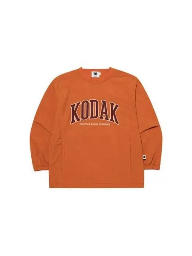 KODAK Apparel Essential Wording Logo Piste Sweatshirt ORANGE - KODO - BALAAN 1