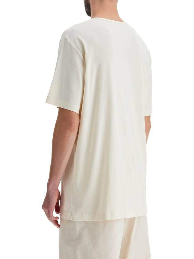 t-shirt with wide round neck - LEMAIRE - BALAAN 3