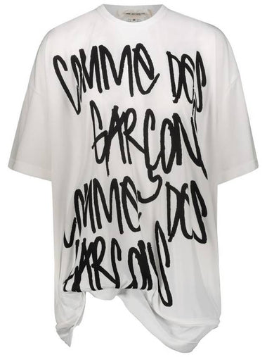 Comme Des Garçons Logo Print T-Shirt Clothing - COMME DES GARCONS - BALAAN 1