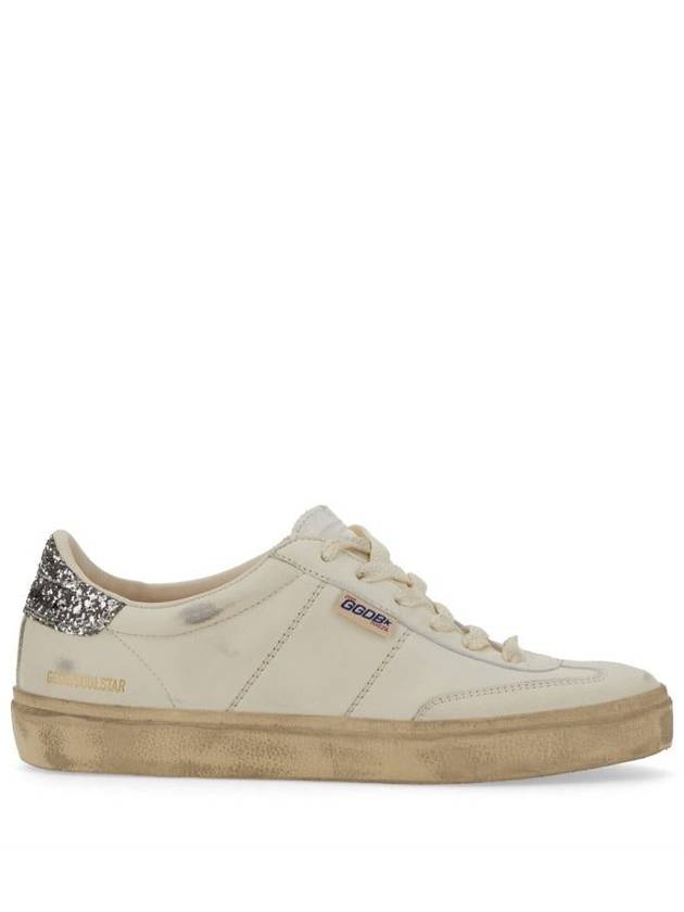 Soul Star Glitter Tab Low Top Sneakers White - GOLDEN GOOSE - BALAAN 2