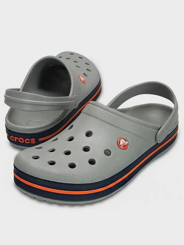 Crocband Clog Light Gray Navy 11016 01U - CROCS - BALAAN 3