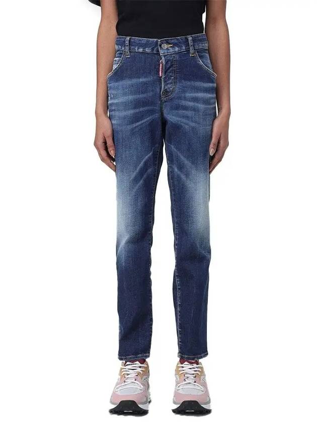 Denim Straight Pants S75LB0885 S30789470 - DSQUARED2 - BALAAN 2