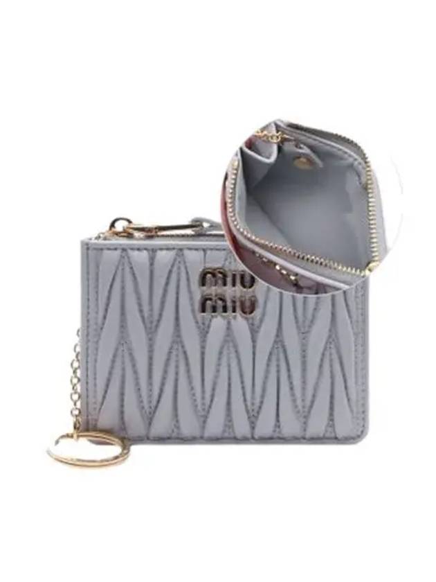 Materasse Nappa Leather Card Wallet Perla - MIU MIU - BALAAN 2