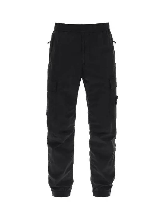 Wappen Patch Cargo Track Pants Black - STONE ISLAND - BALAAN 2