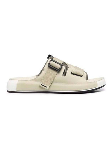 Shadow Strap Slippers Beige - STONE ISLAND - BALAAN 1