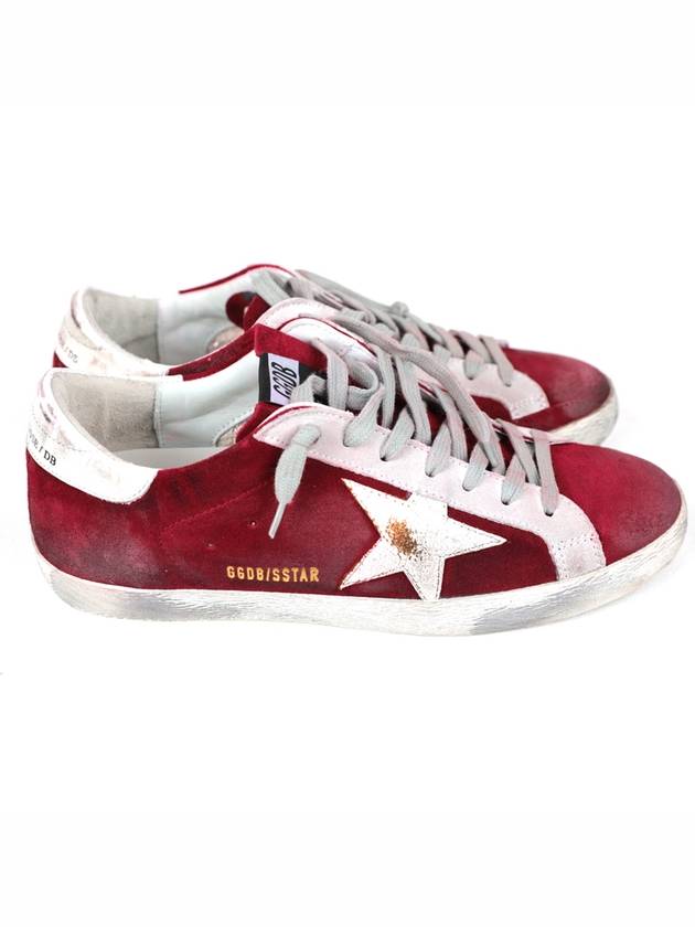 Superstar Low Top Sneakers Burgundy - GOLDEN GOOSE - BALAAN 3