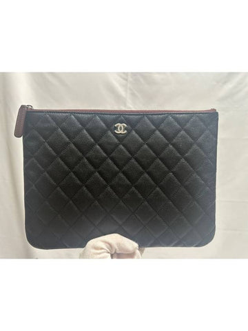 Classic Clutch New Medium Caviar Silver A82545 - CHANEL - BALAAN 1