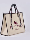 Logo Tote Bag White - ETRO - BALAAN 3