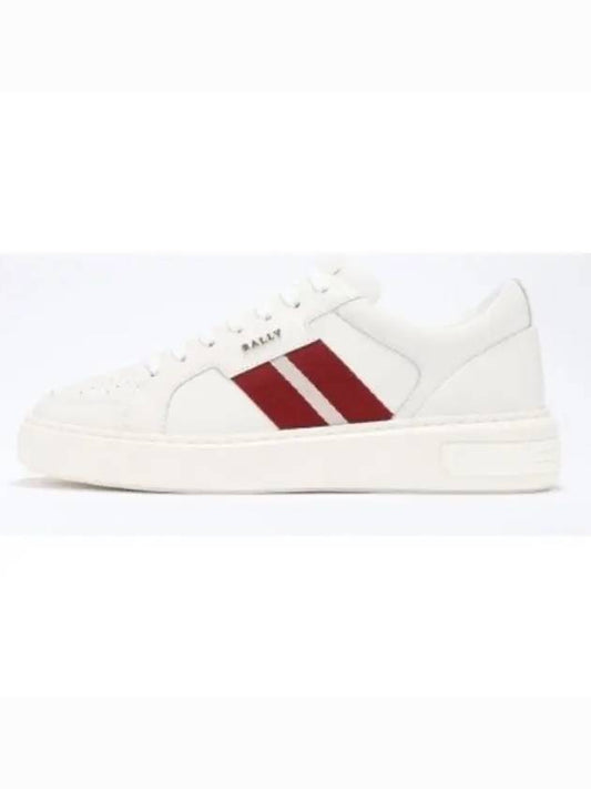 Moony Leather Low Top Sneakers White - BALLY - BALAAN 2