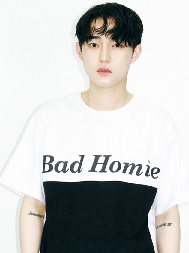 Bad Homie Back Transfer Printing Overfit Short Sleeve T-Shirt Black - CODE I'M - BALAAN 2