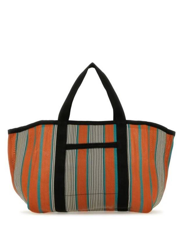 Warden Striped Tote Bag Orange - ISABEL MARANT - BALAAN 4