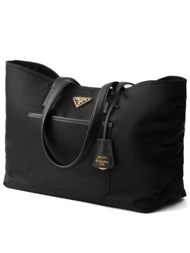 Re-Nylon Tote Bag Black - PRADA - BALAAN 4