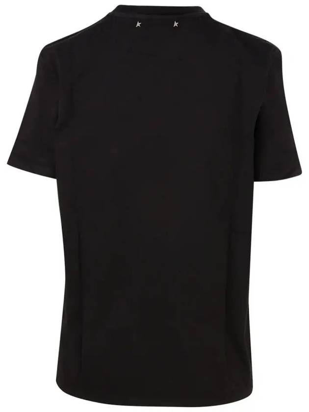 G Logo Patch Short Sleeve T-Shirt Black - GOLDEN GOOSE - BALAAN 4