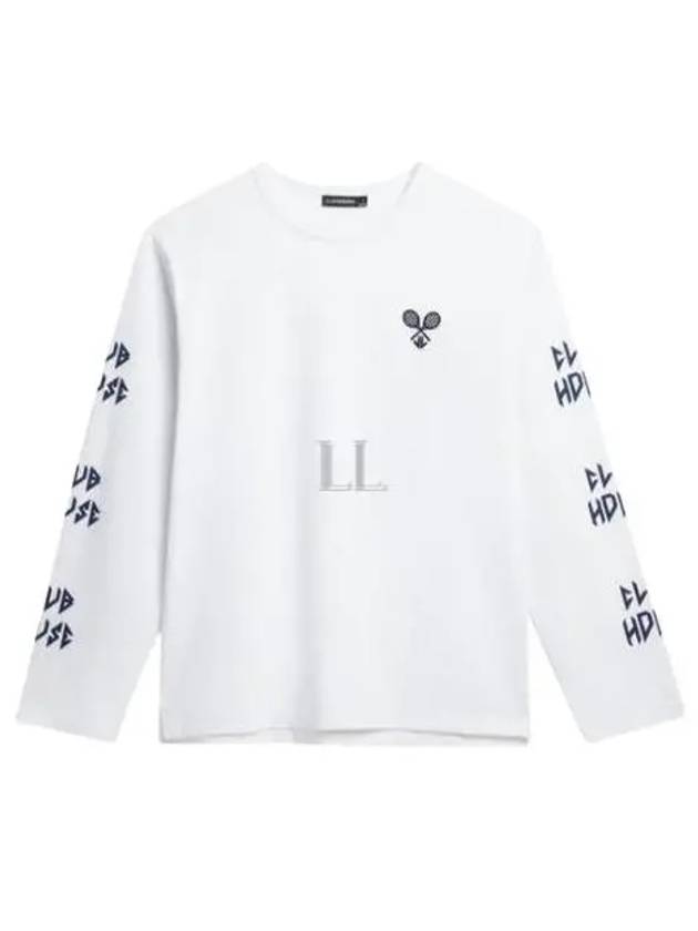 Camilo Graphic Long Sleeve T-Shirt White - J.LINDEBERG - BALAAN 2