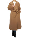 Olanda Long Single Coat Camel - MAX MARA - BALAAN 5